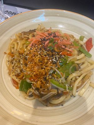 Yasai udon at Wagamama in Milan