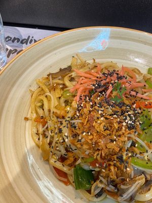 Yassi udon at Wagamama in Milan