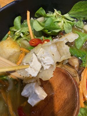 Amazing texture and taste of the silken tofu!!  at Wagamama in Milan