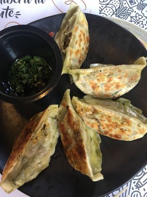 Veggie gyoza at Wagamama in Milan