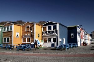 The beautiful "Bunte Kuh"  at Bunte Kuh in Heligoland