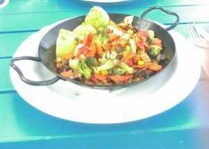 Vegetabels at Bunte Kuh in Heligoland