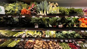 Organic produce  at Lifestyle Markets - Downtown Victoria in Victoria