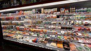 Tofu, tempeh and other yummy stuff  at Lifestyle Markets - Downtown Victoria in Victoria