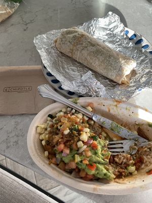 The free burrito (save or share)  at Chipotle - Ave Pico in San Clemente