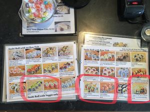 More vegan items at Just Delicious Japanese Bistro in Summerland