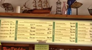 Menu- look for Boca Burger at Hungry Harbor in Long Beach
