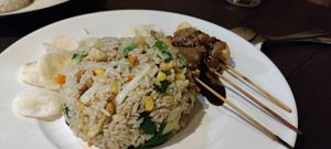 Vegan mie goreng at Lonto in Penida Island
