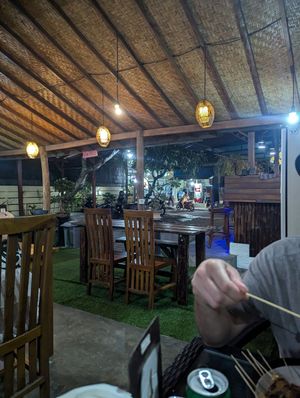 The restaurant at Lonto in Penida Island