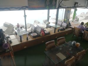 interior at Coolife Owl 貓頭鷹藝品蔬食館 - Māotóuyīng in New Taipei City