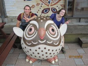 Happiness at Coolife Owl 貓頭鷹藝品蔬食館 - Māotóuyīng in New Taipei City