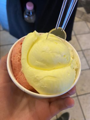   at Aima Ice Cream in Amman