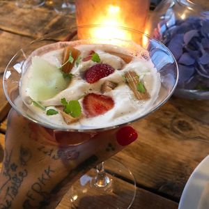 Dessert  at De Oude Sluis in Groningen