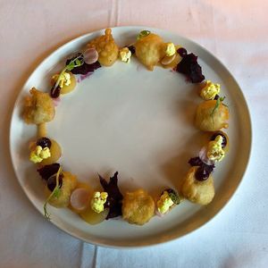 Food art at De Oude Sluis in Groningen