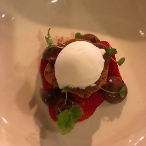 Dessert at De Oude Sluis in Groningen