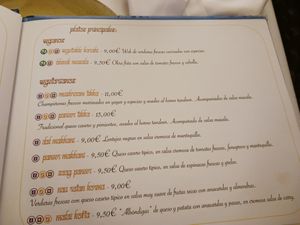 Vegan and Vegetarian options at Crown of India in Altea