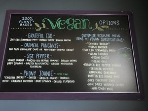 They now have a separate vegan menu at Andy Pepper's in Oley