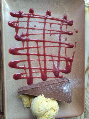 Cheesecake at The Ferry Inn in Cardigan