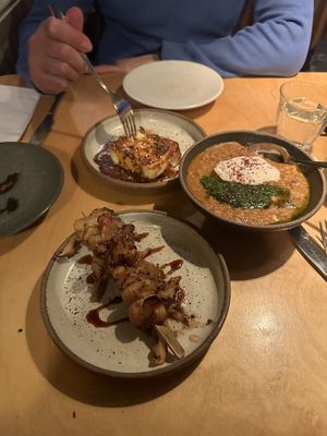 Mushroom kebab and dahl   at Kiln in Newcastle Upon Tyne