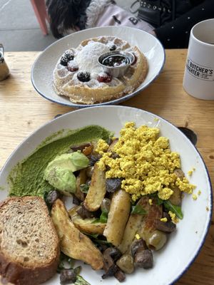 🧇   at The Butcher's Daughter in Brooklyn