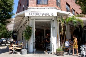 Has outside seating. at The Butcher's Daughter in Brooklyn