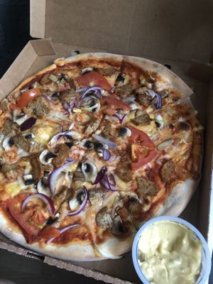   at Nobel Pizza in Helsingborg