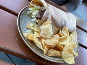 Impossible gyro at Kid Cashew in Charlotte