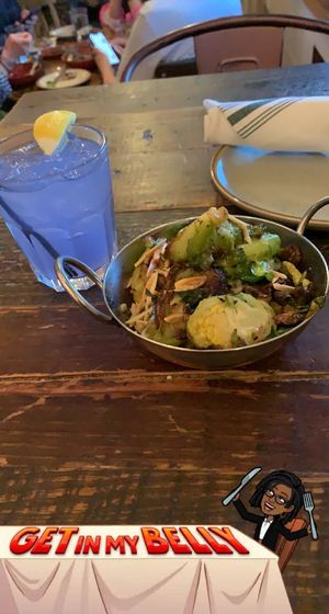 Butterless Brussel sprouts  at Kid Cashew in Charlotte