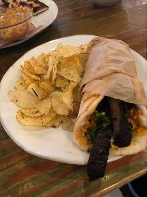 Grilled portobello gyro at Kid Cashew in Charlotte