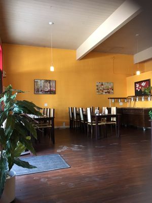 Inside at Butter Chicken Hut in Stony Plain