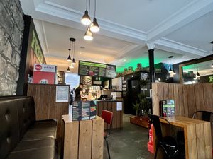 Sit-in area  at FreshMex in Aberdeen