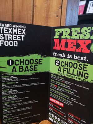 VV - vegan at FreshMex in Aberdeen