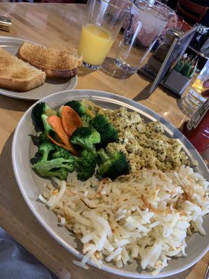 The Vegan Breakfast  at Roadhouse Grill in Park City