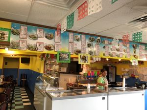 The restaurant at El Michoacano Ice Cream and Mexican Food in Des Moines