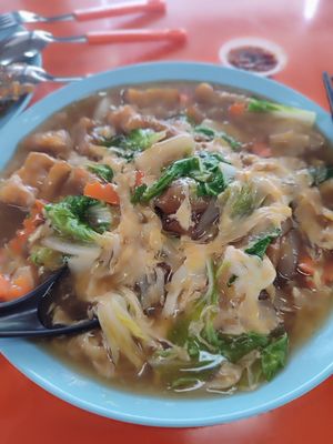 Hor fun at Chi Yun Vegetarian Food in Johor Bahru