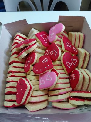 Sugar cookies at Biscotti House in Chiang Mai