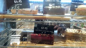 Raw vegan slices at Go Vita in Warwick