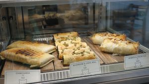 Savoury treats at Catnap Cafe in Christchurch