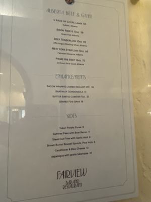 Sides  at Fairview in Lake Louise