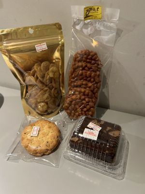 Tasty snacks I picked up  at Santi Asoke Temple Community in Bangkok