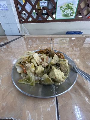 More yum food  at Santi Asoke Temple Community in Bangkok