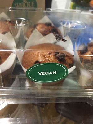 Vegan chocolate chip muffins  at Whole Foods Market in Alexandria