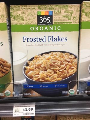 Vegan cereal  at Whole Foods Market in Alexandria