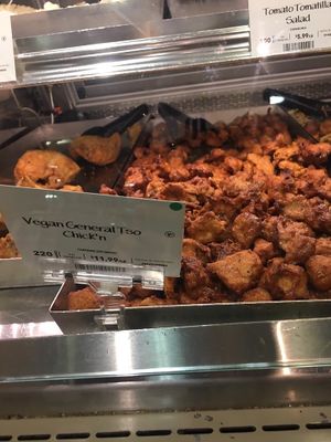 Vegan chicken at Whole Foods Market in Alexandria