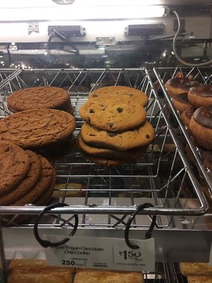 Vegan chocolate chip cookie at Whole Foods Market in Alexandria