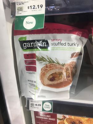Vegan stuffed turkey at Whole Foods Market in Alexandria