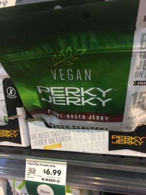 Vegan jerky at Whole Foods Market in Alexandria