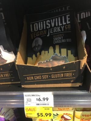 Vegan jerky at Whole Foods Market in Alexandria