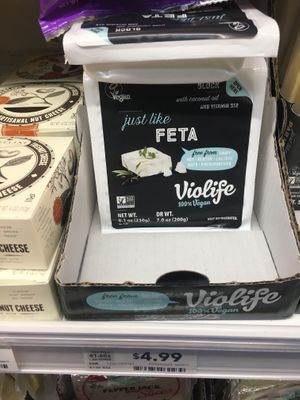 Vegan cheese at Whole Foods Market in Alexandria