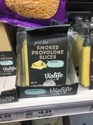 Vegan cheese at Whole Foods Market in Alexandria